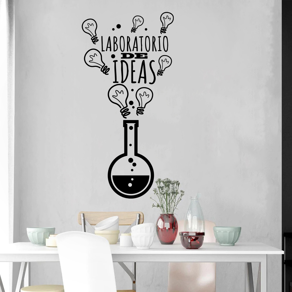 Lighting Decoration Ideas For Home - Испанская лаборатория идей, лампочка, наклейка на