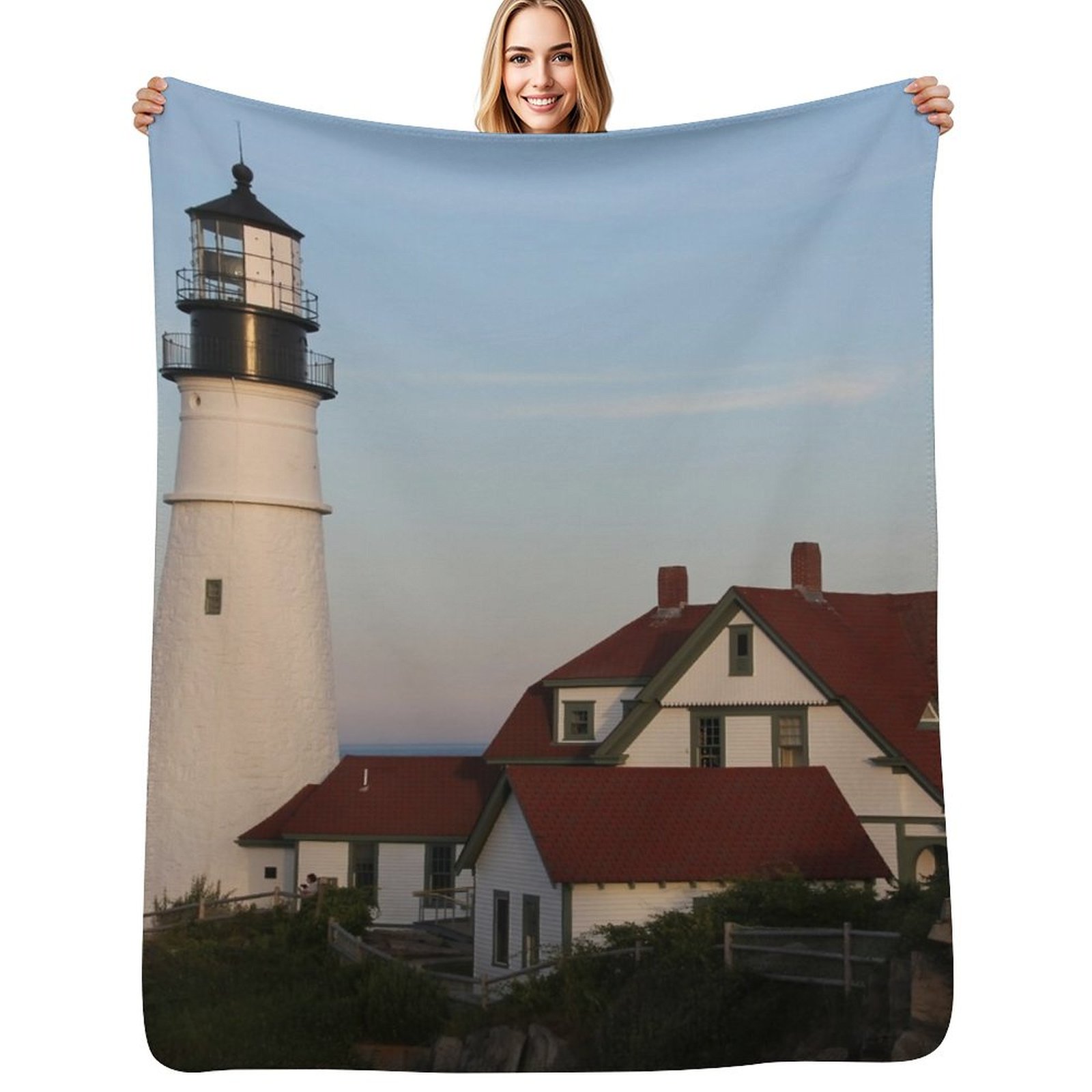 Lighting Decoration Ideas For Home - Плед Portland Head Light Throw, роскошный,