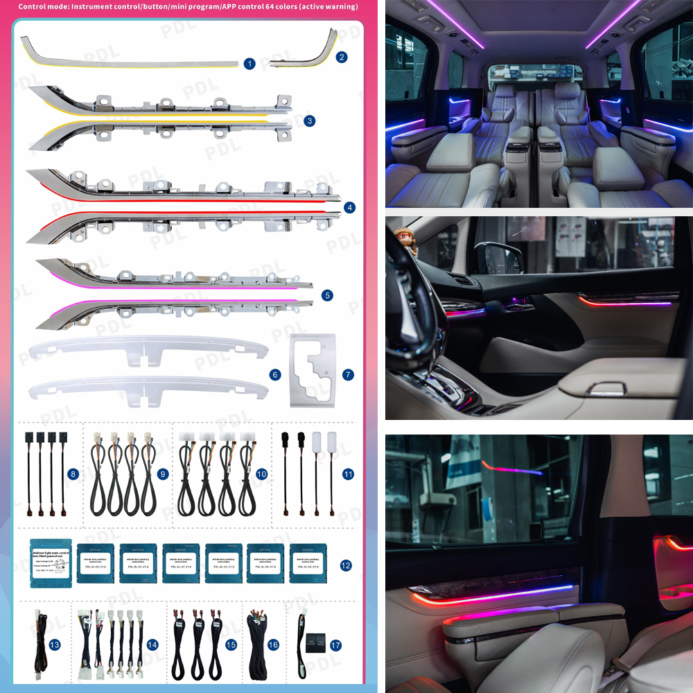 Lighting Interior Decor - Автомобильные аксессуары, окружающий свет для Toyota