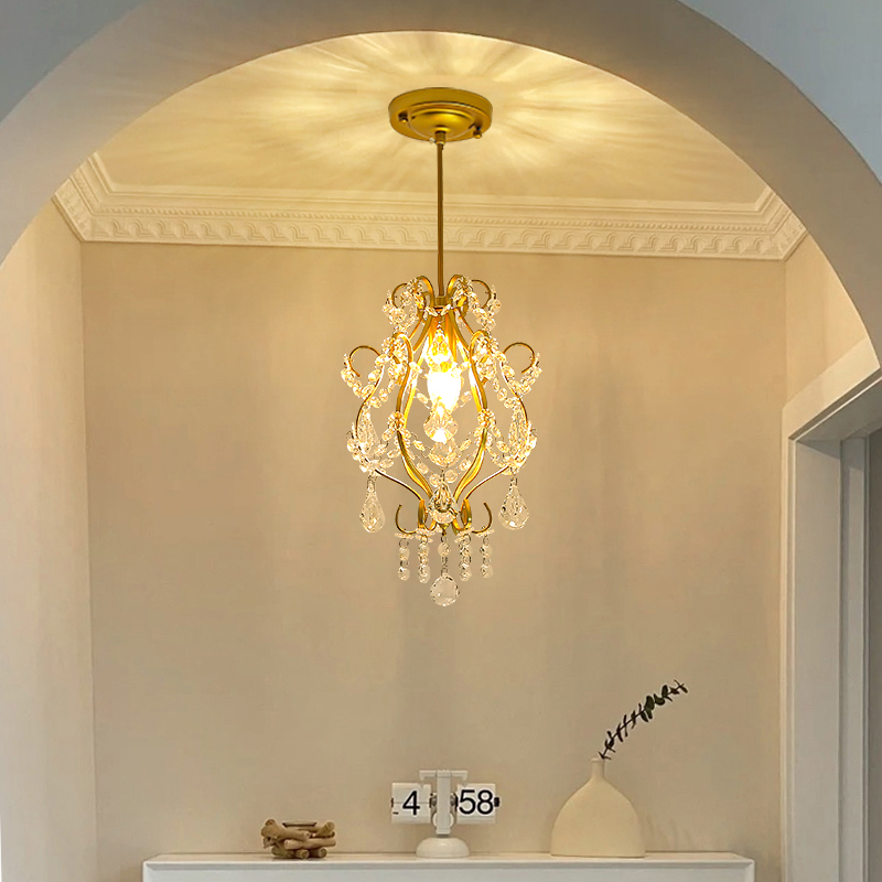 Lighting Home Decor Items - Американская хрустальная маленькая люстра в средневековом