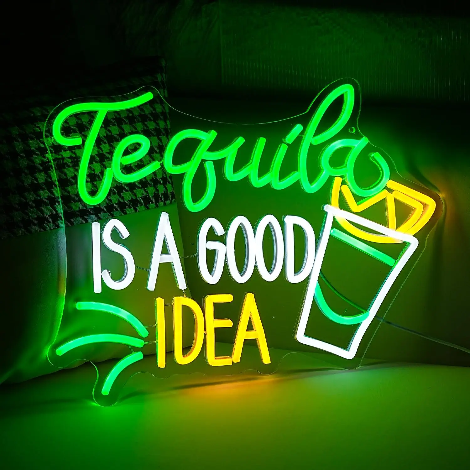 Неоновая вывеска «Tequila Is A – обзор и цена Lighting Decoration Ideas For Home