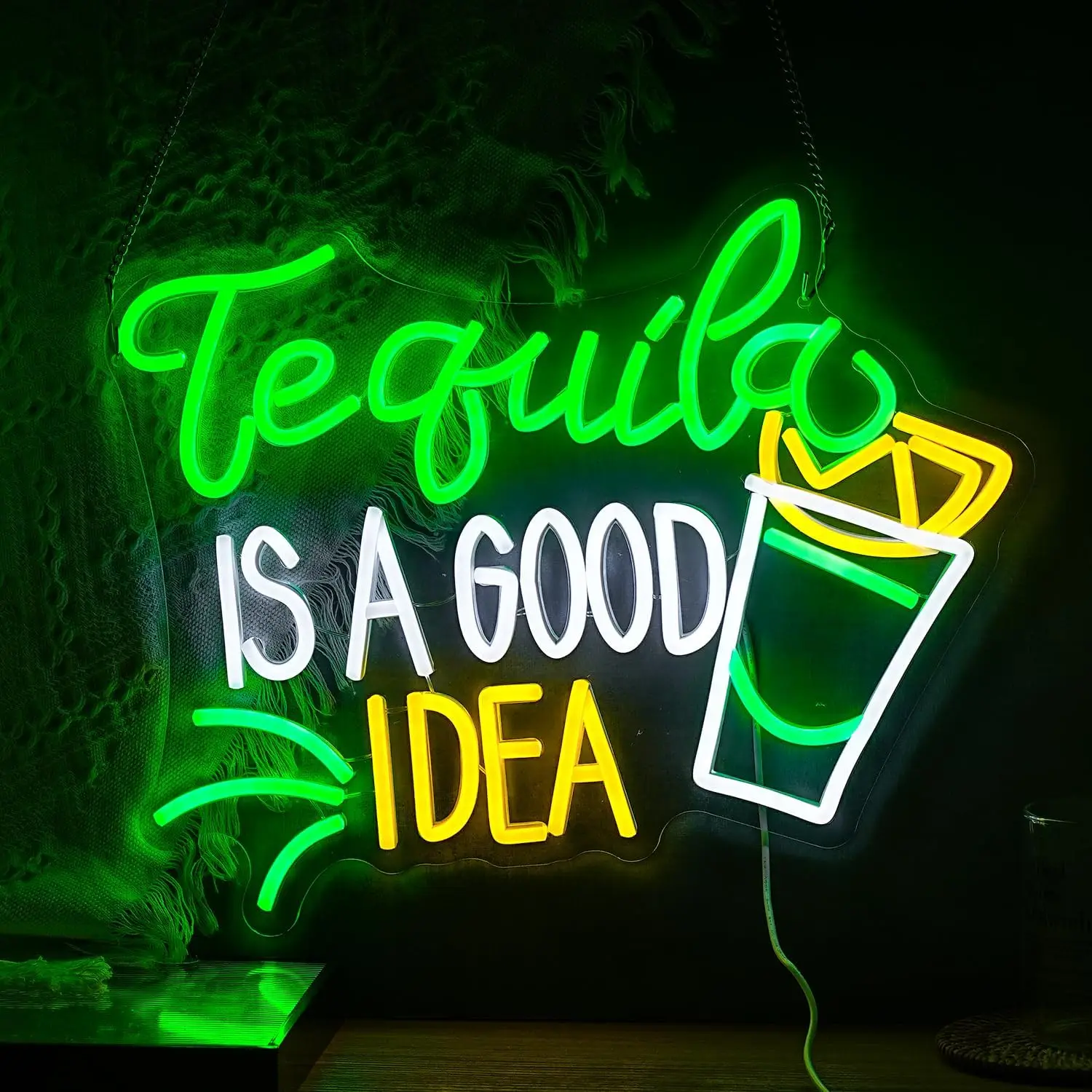 Неоновая вывеска «Tequila Is A – обзор и цена Lighting Decoration Ideas For Home
